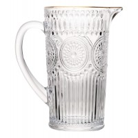 JARRA VIDRO 1L C/FIO OURO MANDALA